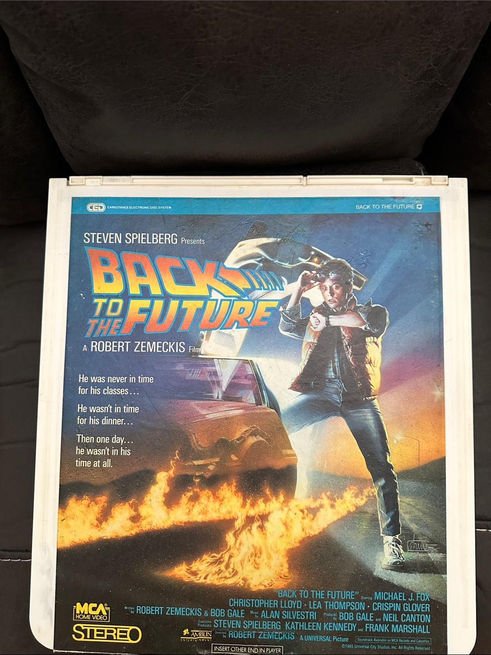 RCA selectavision videodisc back to the future rare 1983 tested works great